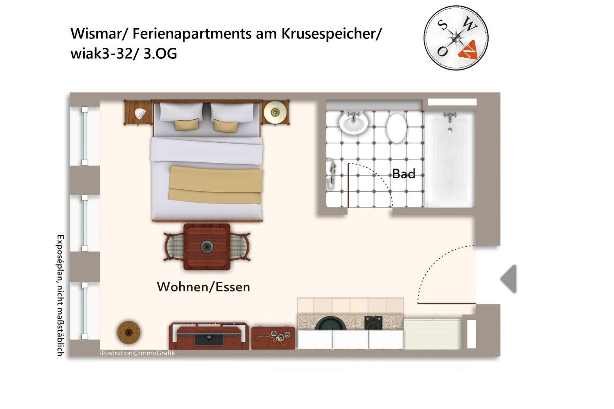 Ferienapartments Am Krusespeicher Ferienapartments Am Krusespeicher 3-32 Вісмар Екстер'єр фото